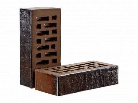 Облицовочный кирпич Recke Одинарный 1НФ Classic Баварская кладка Терракотовый глянец фактурный 5-54-33-2-00